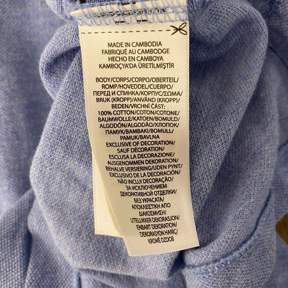 Polo Ralph Lauren Classic Fit Polo Mens‎ XL Blue Cotton Short Sleeve Preppy Pony